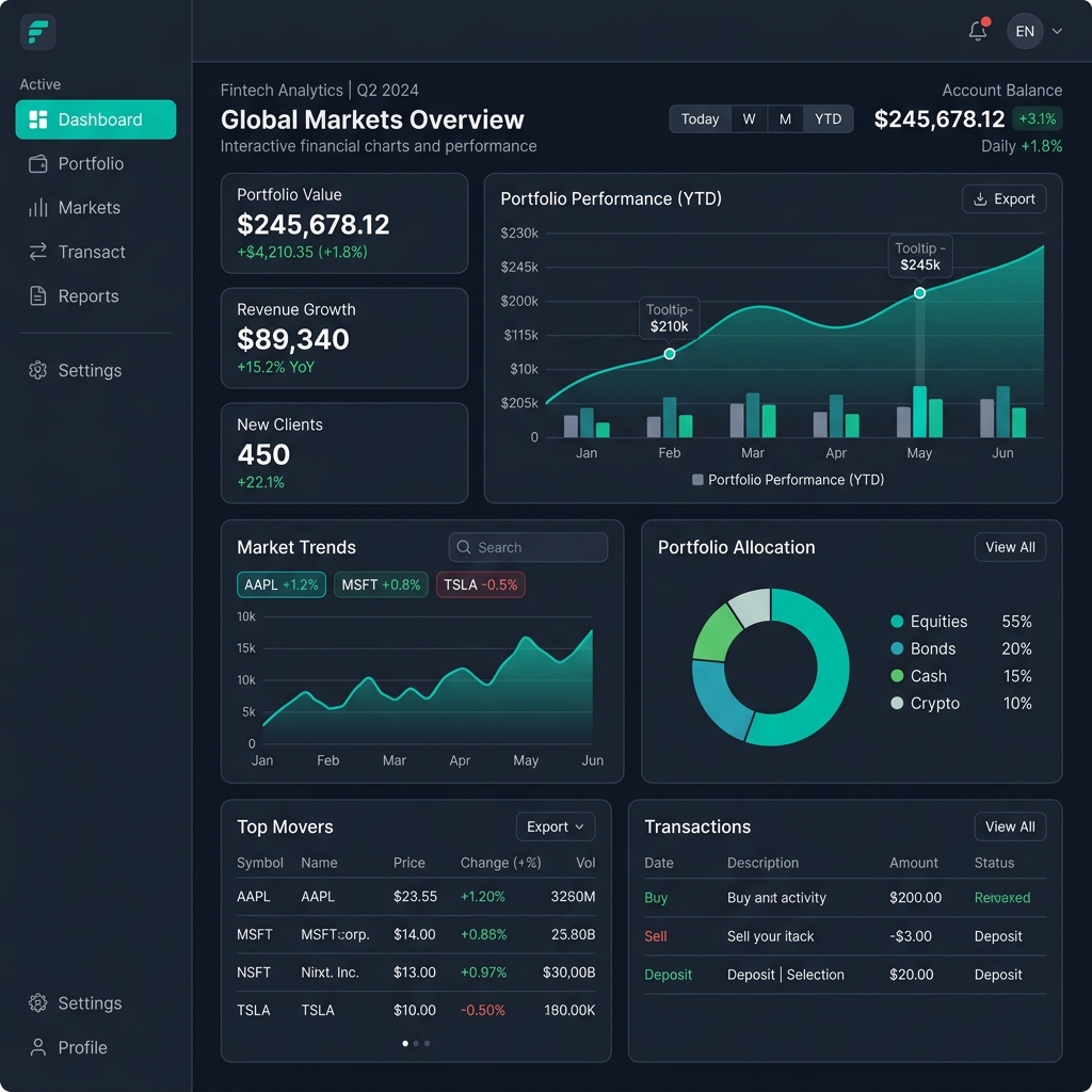 Fintech Dashboard