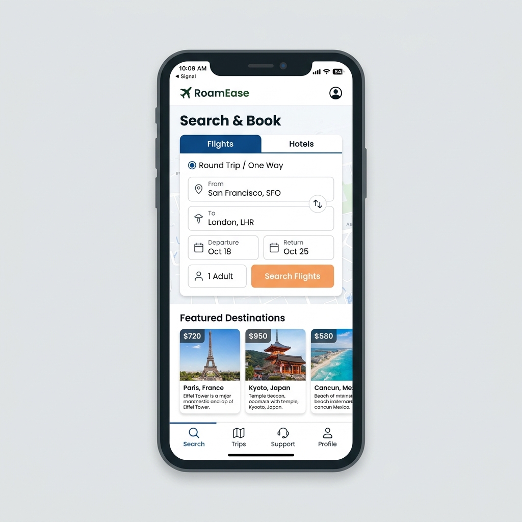 Travel Booking App